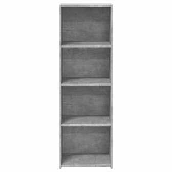 Hoge kast 40x41x124 cm bewerkt hout betongrijs 4