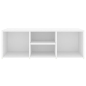 Schoenenopbergbank 105x35x35 cm bewerkt hout wit 4