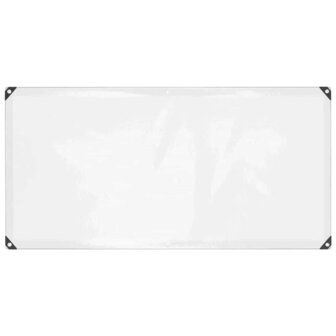 Doorzichtig zeildoek met zeilringen 1x2 m polyethyleen 2