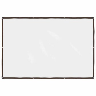 Doorzichtig zeildoek met zeilringen 2x3 m polyethyleen 1