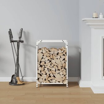 Brandhoutrek 44x28x65 cm koudgewalst staal wit 3