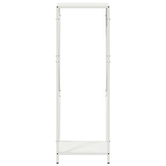 Brandhoutrek 34x25x100 cm koudgewalst staal wit 5