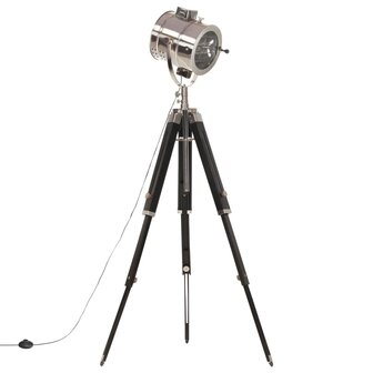 Vloerlamp driepoot 165 cm massief mangohout      3