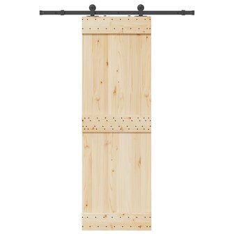 Doos met onderdelen voor schuifdeur 152,5 cm staal zwart 1