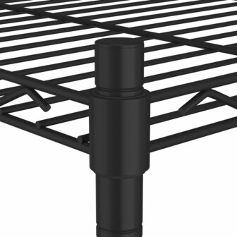 Opbergrek 5-laags 250 kg 90x35x180 cm zwart 5