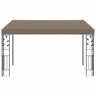 Wandprieel 4x3x2,5 m taupe 2