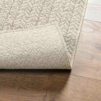 Vloerkleed ZIZUR room binnen en buiten 60x110 cm jute look 7