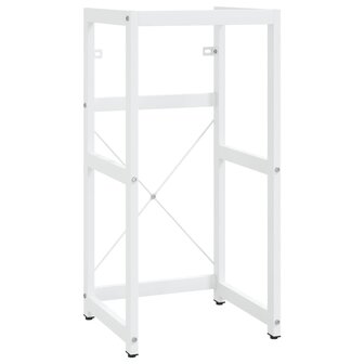 Wastafelframe 40x38x83 cm ijzer wit 2