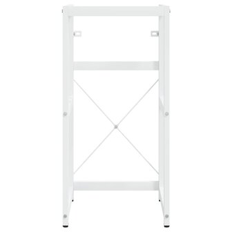 Wastafelframe 40x38x83 cm ijzer wit 3