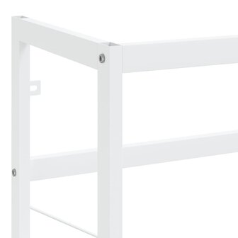 Wastafelframe 40x38x83 cm ijzer wit 6