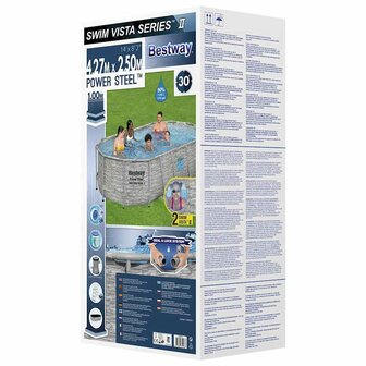 Bestway Zwembadset Power Steel 427x250x100 cm 9