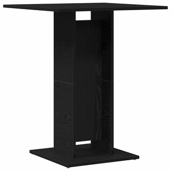 Bistrotafel Zwart Eiken 60x60x75 cm Bewerkt Hout 7