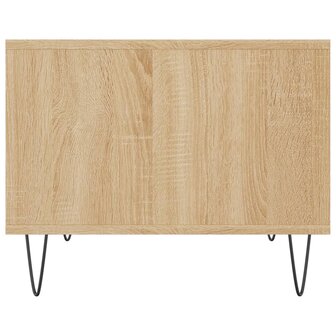 Salontafel 60x50x40 cm bewerkt hout sonoma eikenkleurig 5