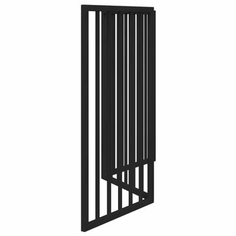 Hondenhek inklapbaar 3 panelen 150 cm populierenhout zwart 5