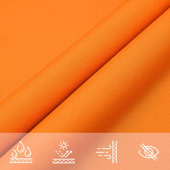 Zonneschermdoek Oranje 7x5x5 m 100% Polyester Oxford 7