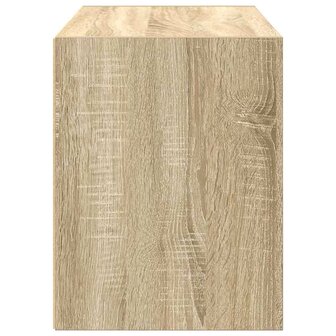 Kast met 2 lades 60x31x40 cm bewerkt hout sonoma eikenkleur 6