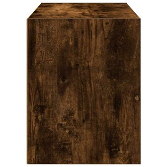 Kast met 2 lades 60x31x40 cm bewerkt hout gerookt eikenkleurig 6