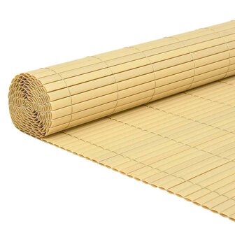 Tuinhek Dubbelzijdig Geel 1,8x3 m PVC 2