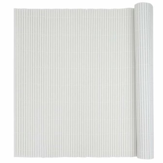 Tuinhek Dubbelzijdig Wit 1,8x5 m PVC 5