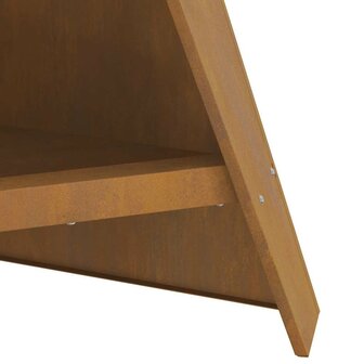 Vuurkorf Bruin 58 x 40 x 100 cm Cortenstaal 7