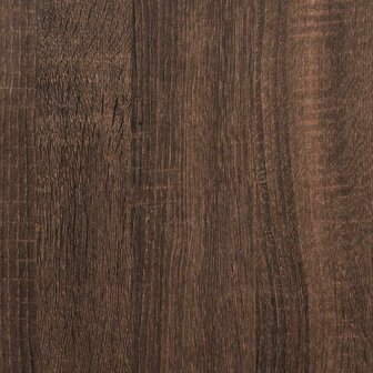 Badkamerkast met rolhouder Bruin Eiken 20,5x20x90 cm 8