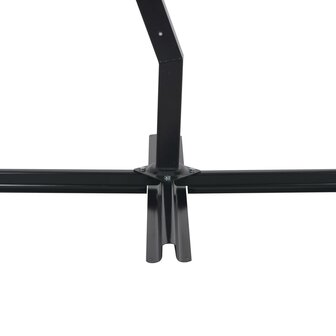 Zweefparasol met houten paal 400x300 cm taupe 7