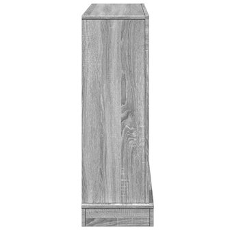 Haardombouw 100x30x87,5 cm bewerkt hout grijs sonoma eikenkleur 5