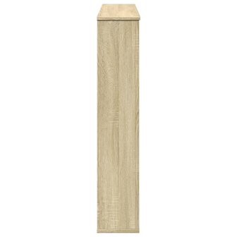 Haardombouw 100x20x100 cm bewerkt hout sonoma eikenkleurig 5