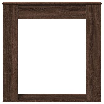 Haardombouw 100x20x100 cm bewerkt hout bruin eikenkleurig 4