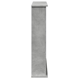Haardombouw 75x20x87,5 cm bewerkt hout betongrijs 5