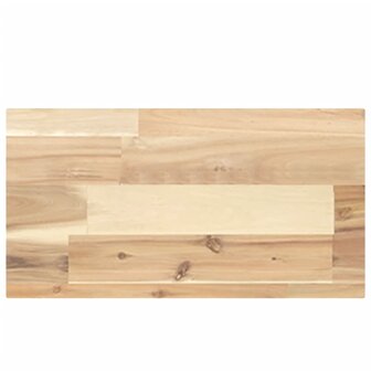 Tafelblad rechthoekig 40x20x4 cm massief acaciahout 2