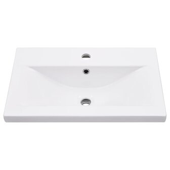 Wastafelframe met inbouwwastafel ijzer zwart 6