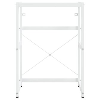 Wastafelframe met inbouwwastafel ijzer wit 4
