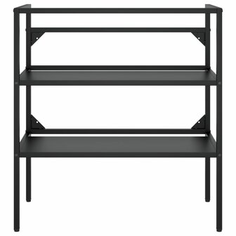 Wastafelframe 79x38x83 cm ijzer zwart 3