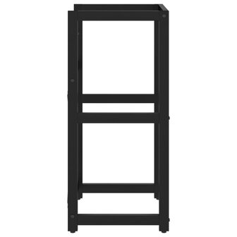 Wastafelframe 40x38x83 cm ijzer zwart 4