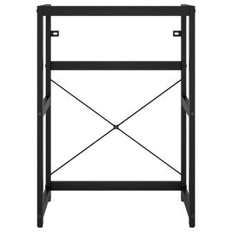 Wastafelframe 59x38x83 cm ijzer zwart 3
