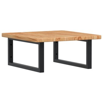 Badkamer wandschap staal en massief eikenhout 2