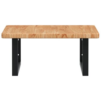 Badkamer wandschap staal en massief eikenhout 4
