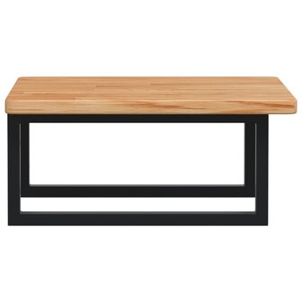Badkamer wandschap staal en massief eikenhout 5