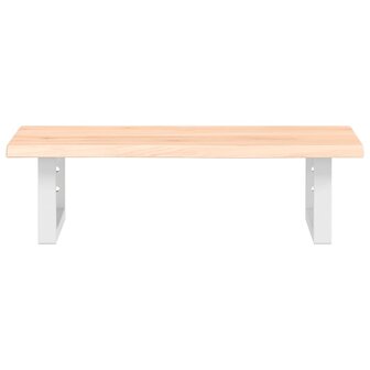 Badkamer wandschap staal en massief eikenhout 4