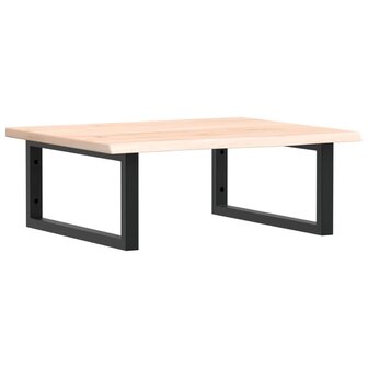 Badkamer wandschap staal en massief eikenhout 2