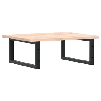 Badkamer wandschap staal en massief eikenhout 6