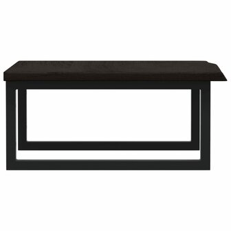 Badkamer wandschap staal en massief eikenhout 5