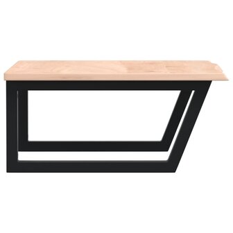 Badkamer wandschap staal en massief eikenhout 5
