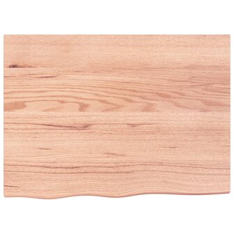Badkamer wandschap staal en massief eikenhout 8