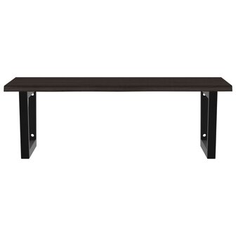 Badkamer wandschap staal en massief eikenhout 4
