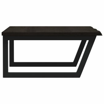 Badkamer wandschap staal en massief eikenhout 5