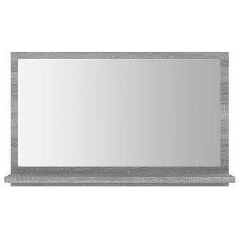 Badkamerspiegel 60x10,5x37 cm bewerkt hout grijs sonoma eiken 3