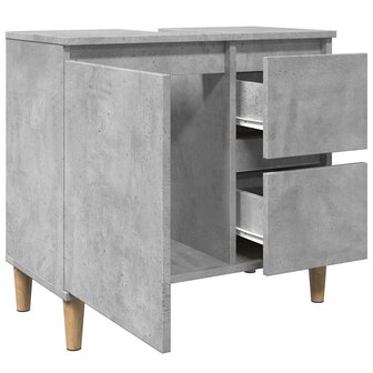 wastafelkast 65x33x60 cm bewerkt hout betongrijs 5