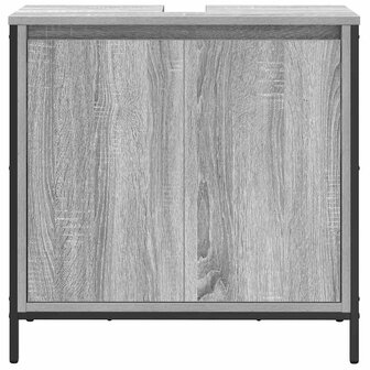 Badkamerkast wastafelkast 60x34,5x60 cm grijs sonoma 6